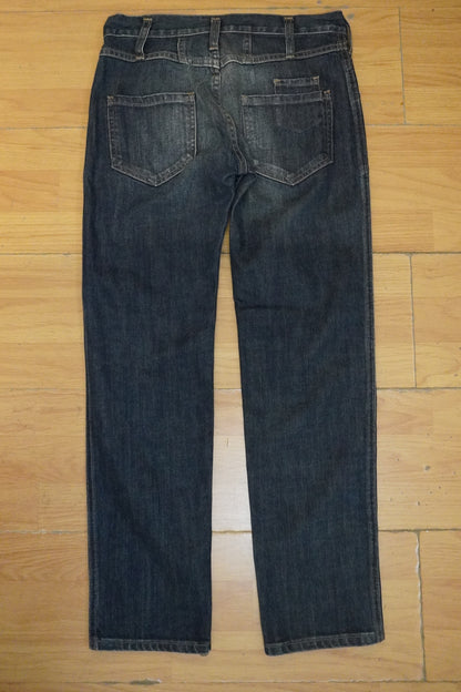 Jeans Bleu Foncé - by BÉATRICE