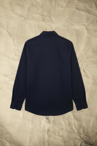 Chemise Bleu Foncé - Taille L 16.5 - By CHRIS