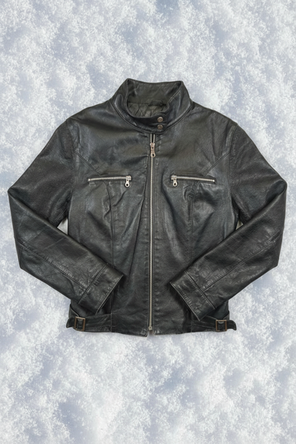 Minimal Black Biker - Noir - Taille S