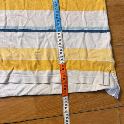 Polo rayé jaune, blanc et bleu Tommy Hilfiger – Taille – XXL