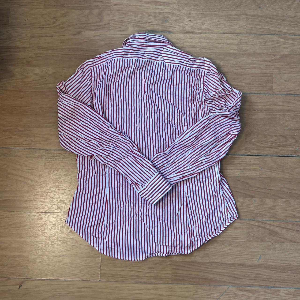 Chemise Ralph Lauren Sport – Rayée blanc & rouge – Taille S