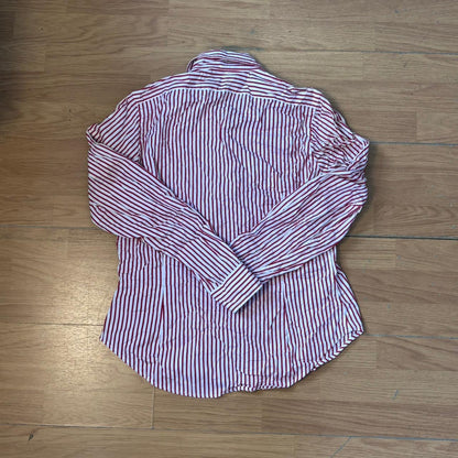 Chemise Ralph Lauren Sport – Rayée blanc & rouge – Taille S