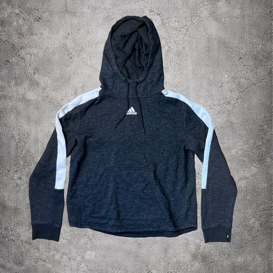 Sweat à capuche gris foncé - Adidas - Taille M