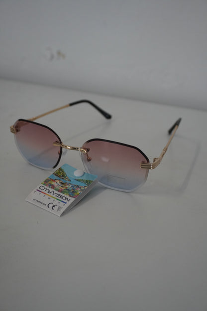 Lunettes Dégradé Rose/Bleu - Verres 6 Facettes - By CHRIS