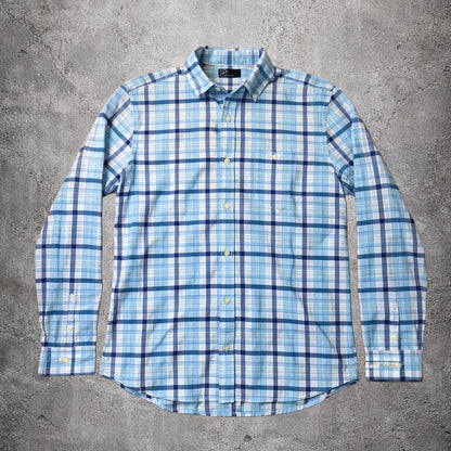 Chemise à carreaux bleu et blanc - Gap - Taille L