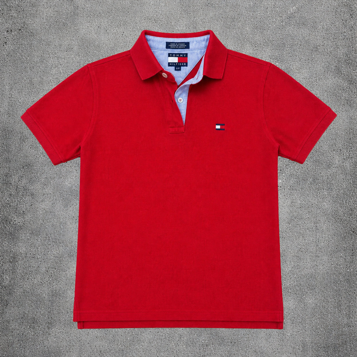 Polo rouge - Tommy Hilfiger - Taille S