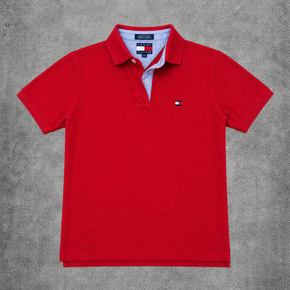 Polo rouge - Tommy Hilfiger - Taille S