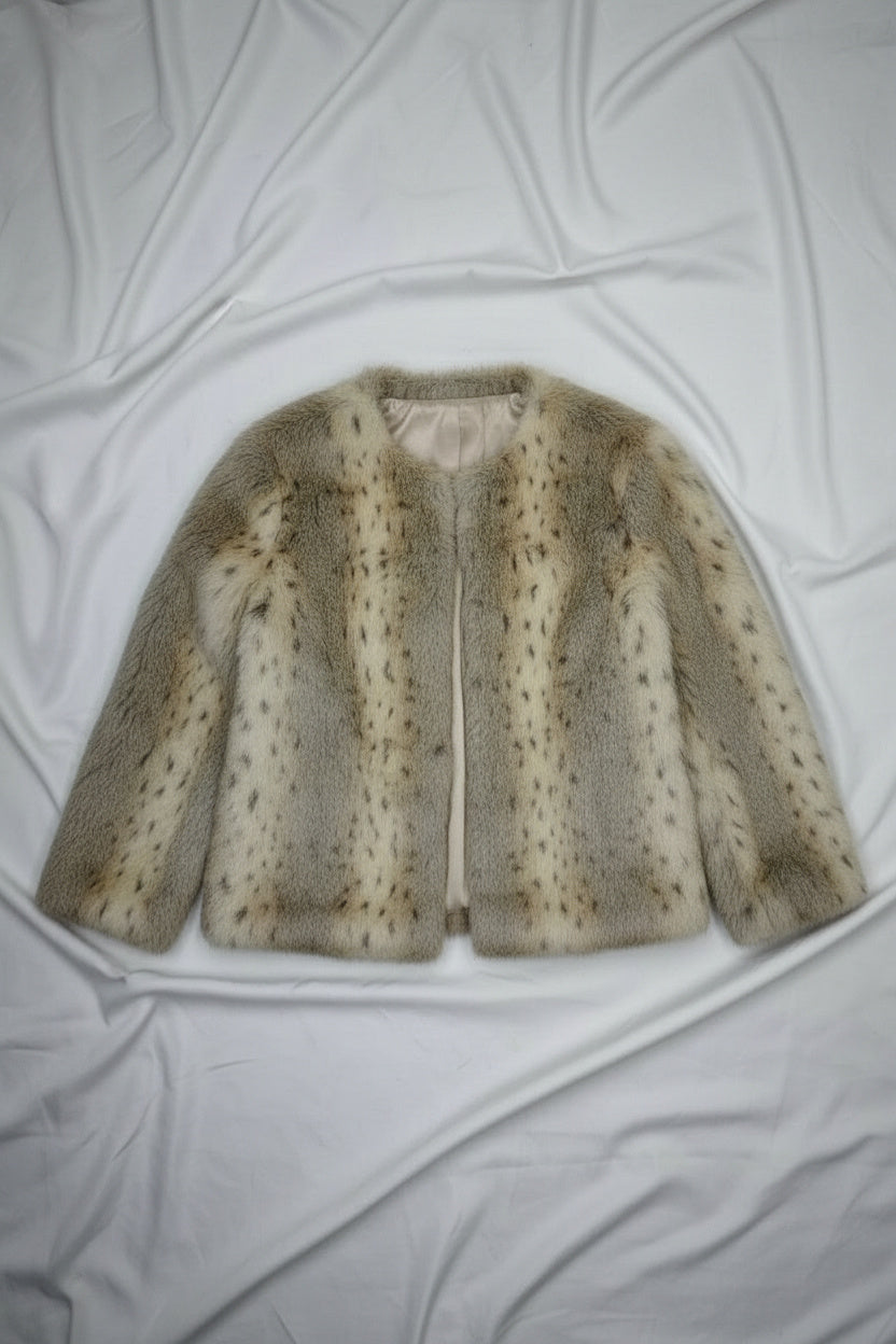 Manteau Fausse Fourrure - by PLAN.BEE - Taille : S