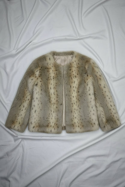 Manteau Fausse Fourrure - by PLAN.BEE - Taille : S