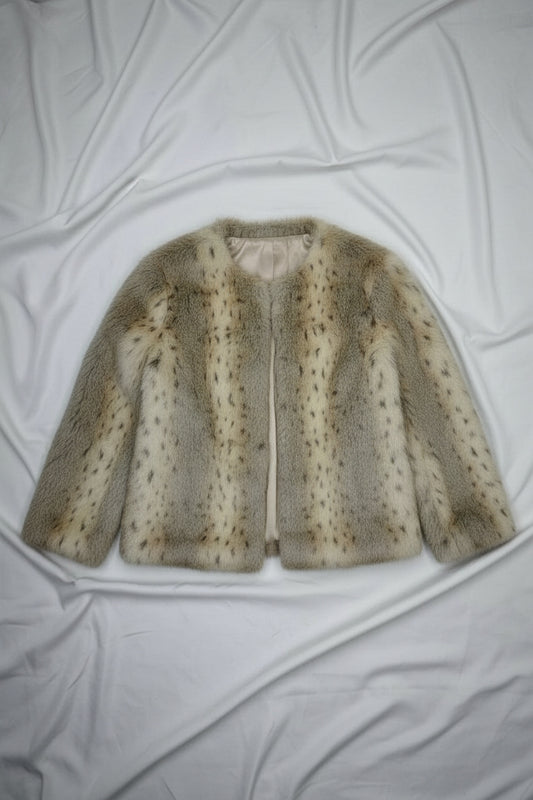 Manteau Fausse Fourrure - by PLAN.BEE - Taille : S