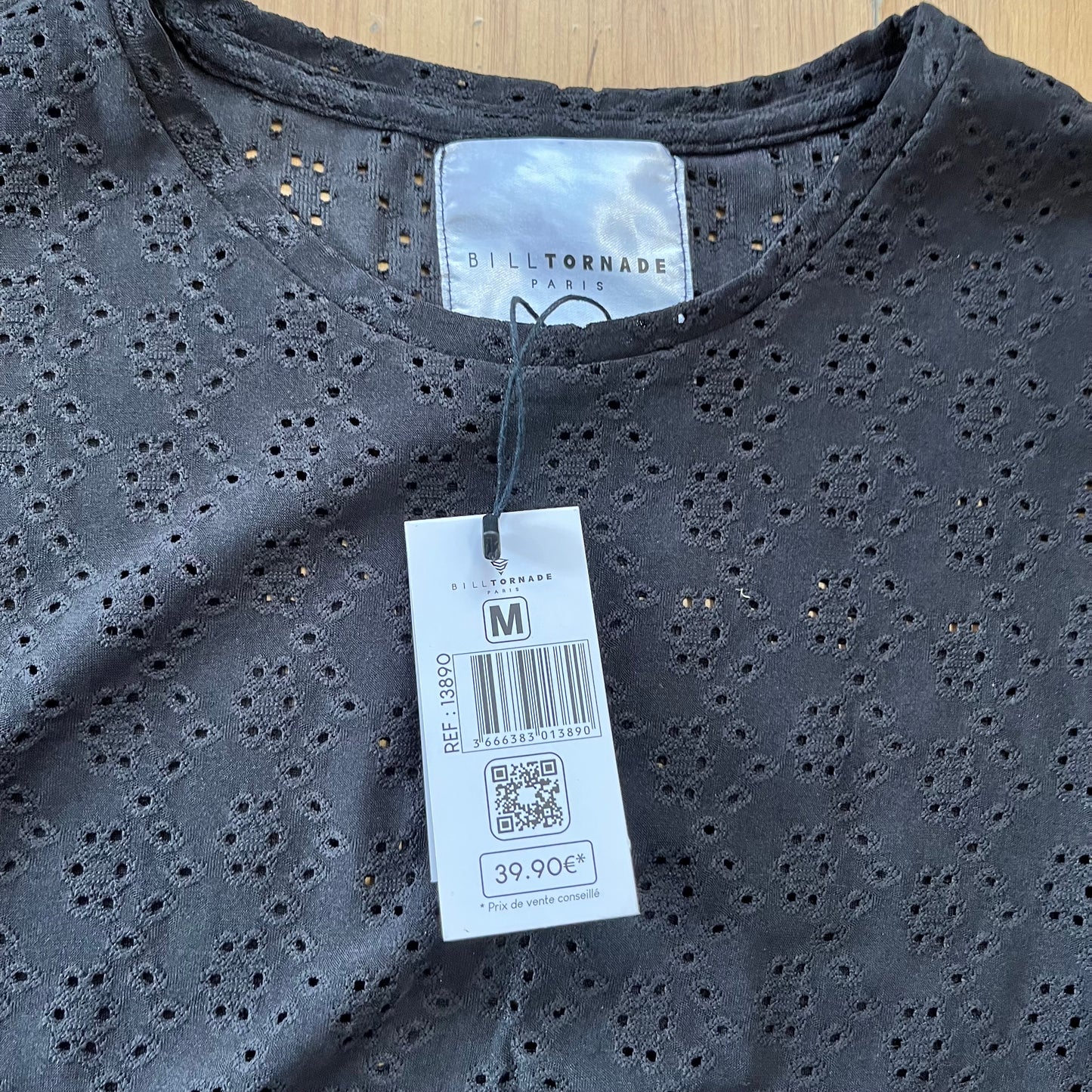 Top noir Billtornade – Taille M
