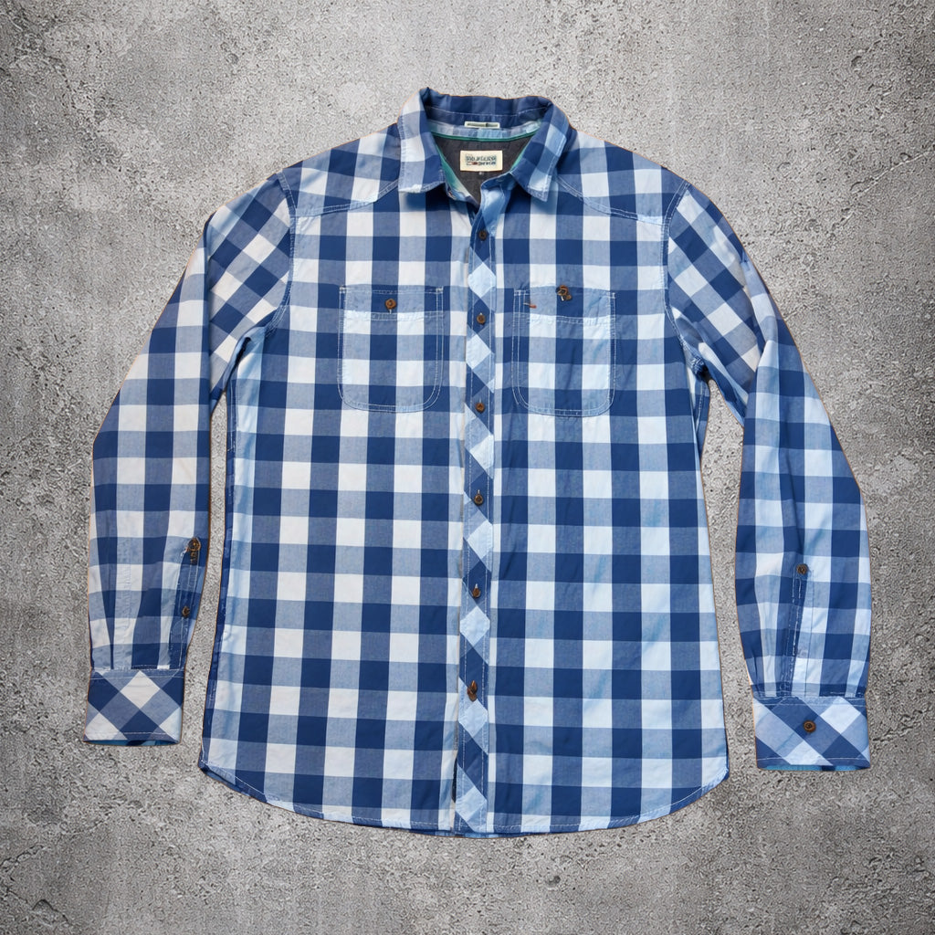 Chemise tartan bleue - Tommy Hilfiger - Taille XL