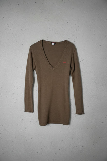 Pull marron M – by Zainab