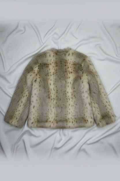 Manteau Fausse Fourrure - by PLAN.BEE - Taille : S