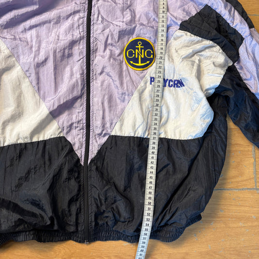 Veste sport vintage violet et noir - Playcrew - Taille S