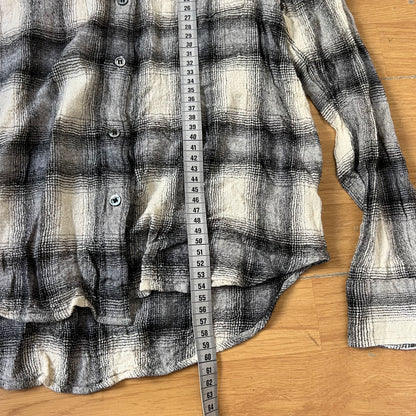 Chemise à carreaux gris - Taille S