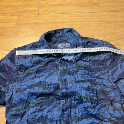 Chemise manches courtes denim camouflage - American Rag - Taille M