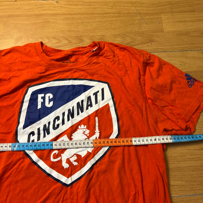 T-shirt orange - Adidas - Taille L