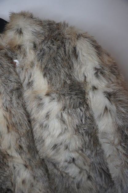 Manteau Fausse Fourrure - by PLAN.BEE - Taille : S