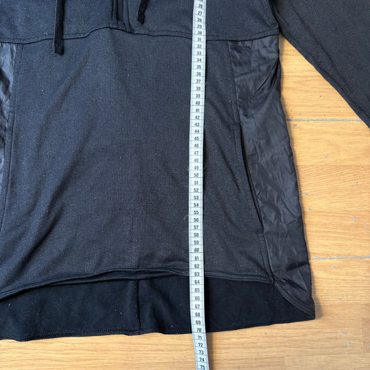 Hoodie quarter zip noir - Adidas - Taille S