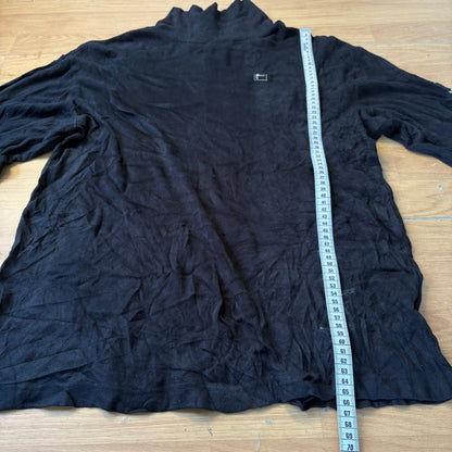 Pullover col cheminé noir - Fila - Taille M
