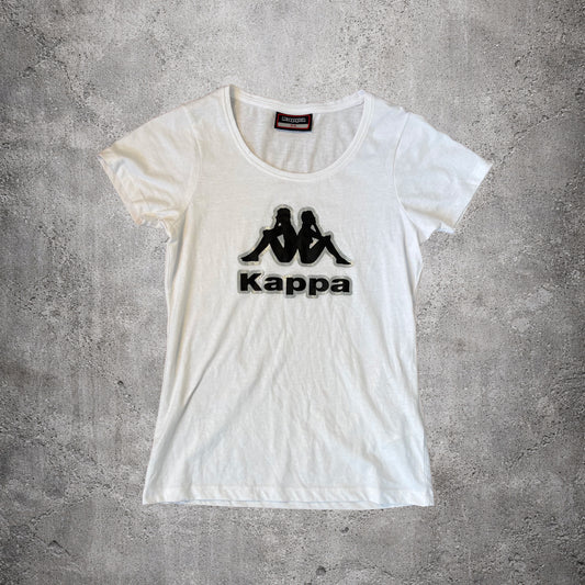 T-shirt blanc vintage - Kappa - Taille 34