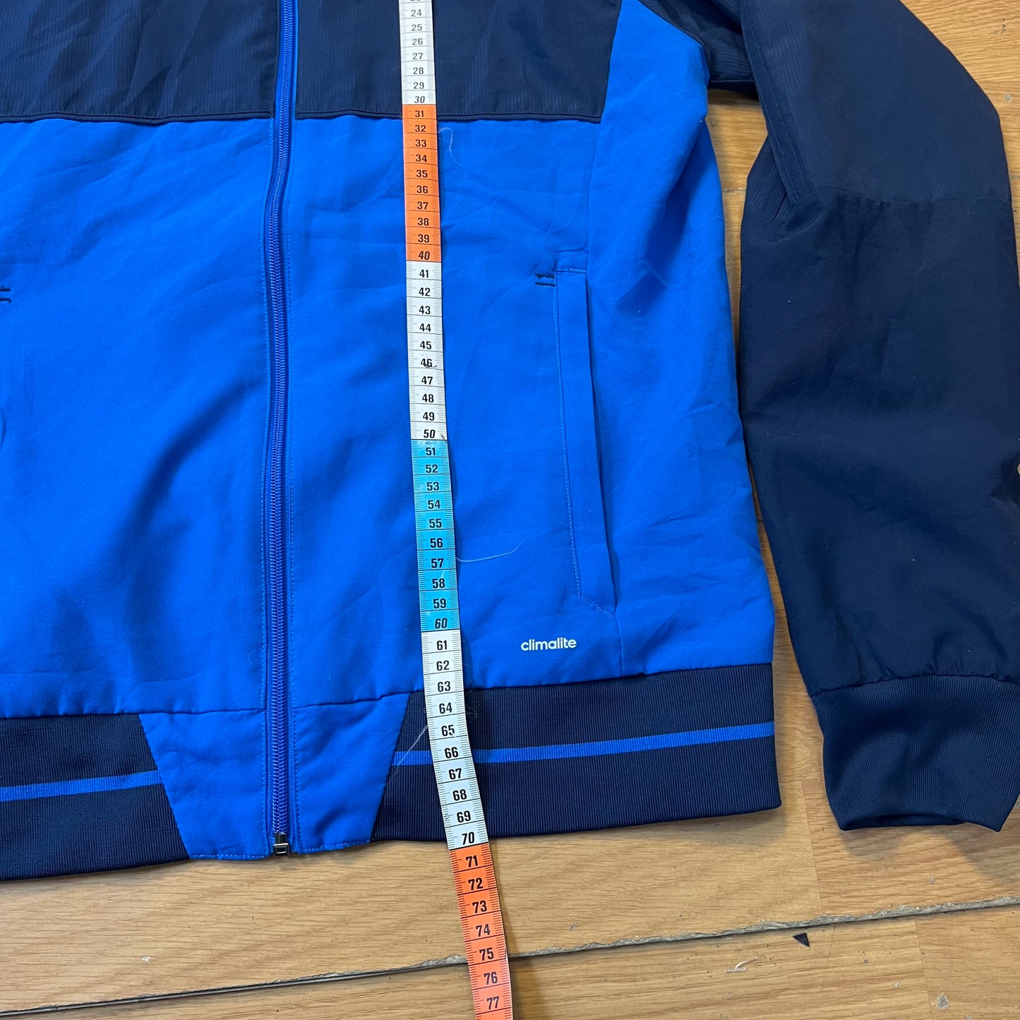 Veste de sport bleue - Adidas - Taille S