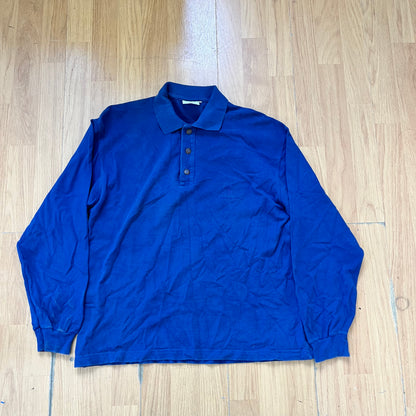 Sweat polo Trussardi bleu foncé – Taille M