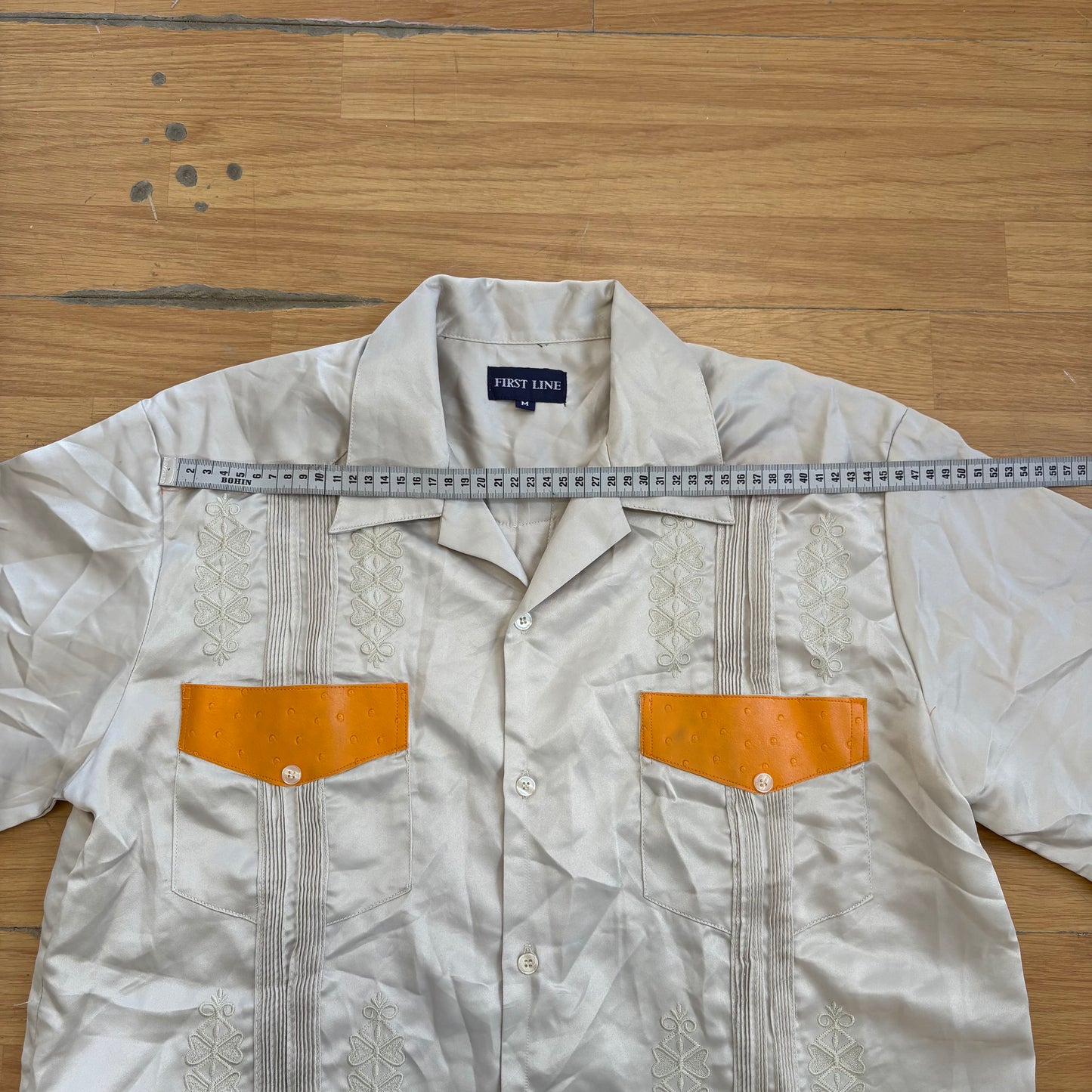 Chemise manches courtes beige - First Line - Taille M