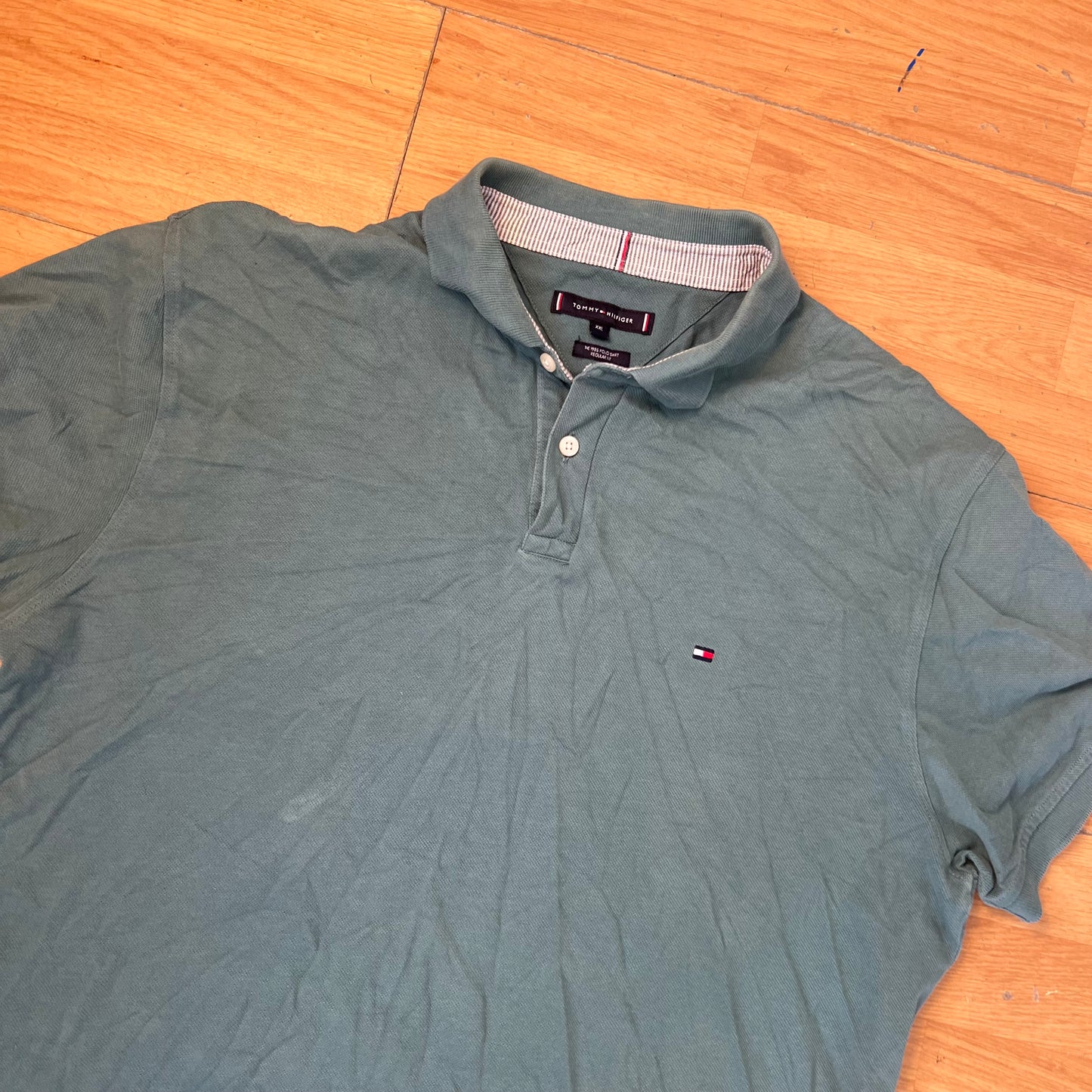 Polo vert - Tommy Hilfiger - Taille XXL