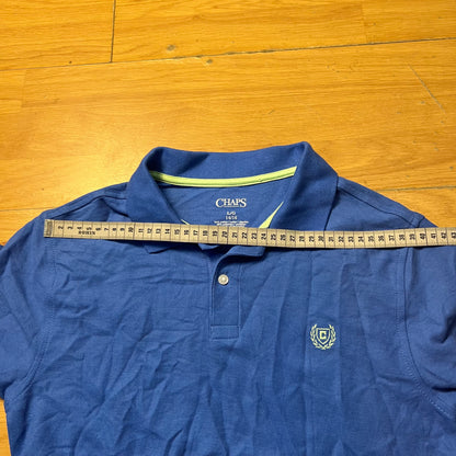 Polo bleu - Chaps - Taille L (enfant)