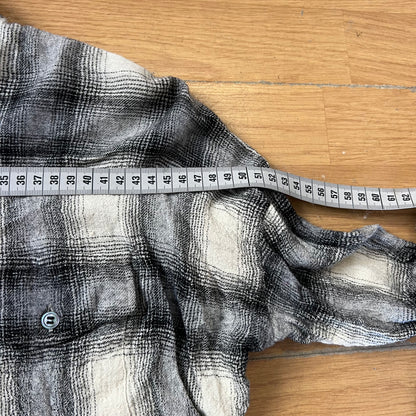 Chemise à carreaux gris - Taille S