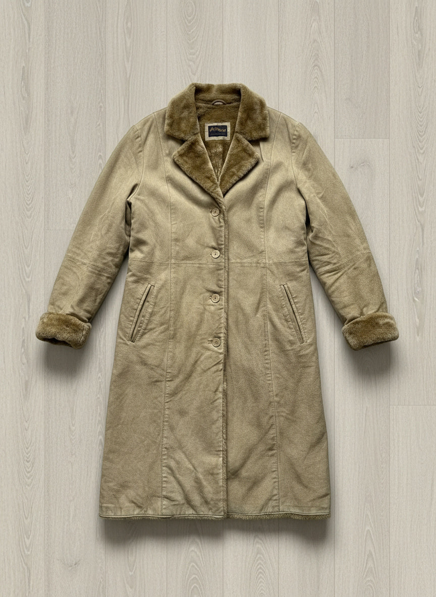 Manteau Long En Cuir - by BÉATRICE
