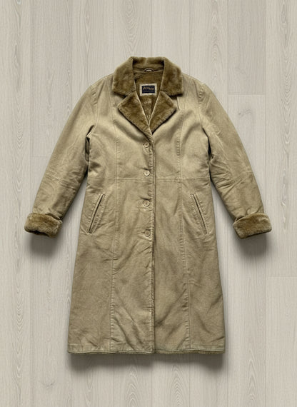 Manteau Long En Cuir - by BÉATRICE