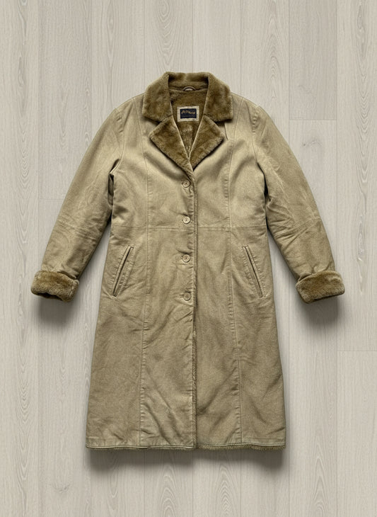 Manteau Long En Cuir - by BÉATRICE