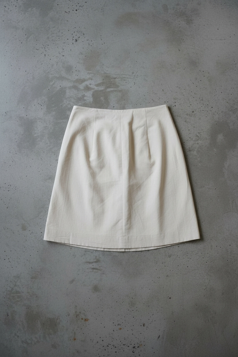 Jupe portefeuille crème – taille 38