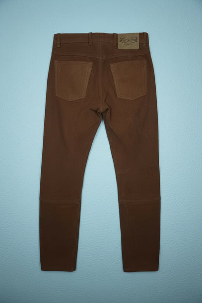Jeans Effet Cuir - by MIA