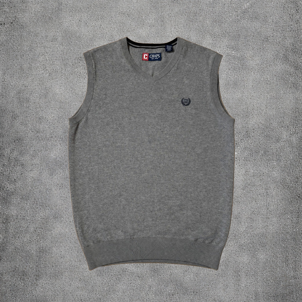 Pull sans manches gris - Chaps - Taille XL