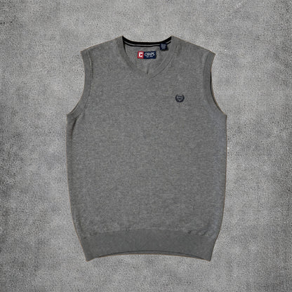 Pull sans manches gris - Chaps - Taille XL