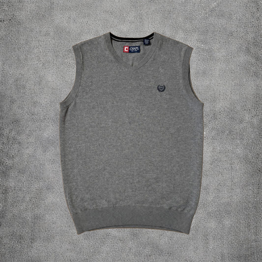 Pull sans manches gris - Chaps - Taille XL