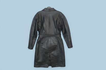 Veste Longue En Cuir - by PRMEC - Taille : 40