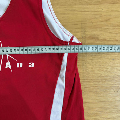 Maillot de basketball rouge Santa Ana Tagear – Taille S