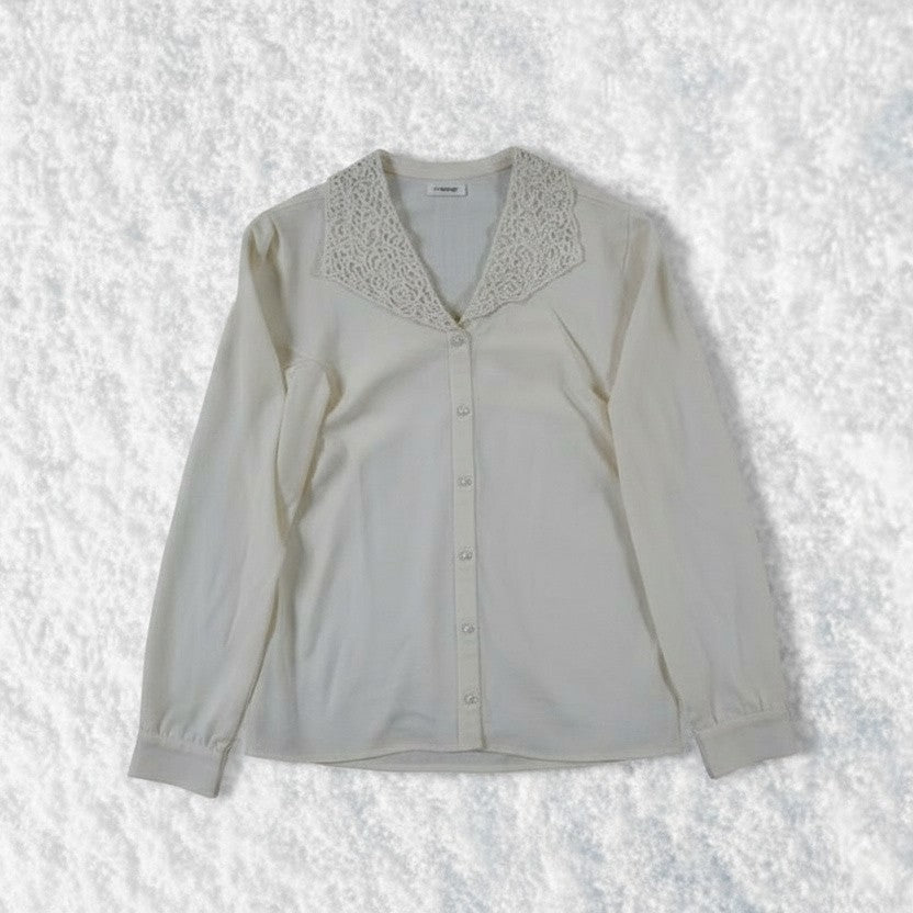 Ivory Jewel Flow Shirt – by MANDY CHERIE