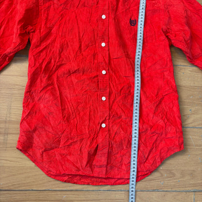 Chemise rouge en velour côtelé - Chaps - Taille L (16/18ans)