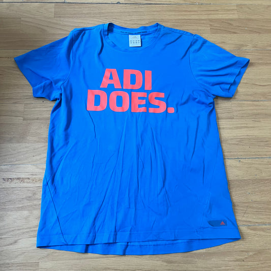 T-shirt blue adidas – Taille L