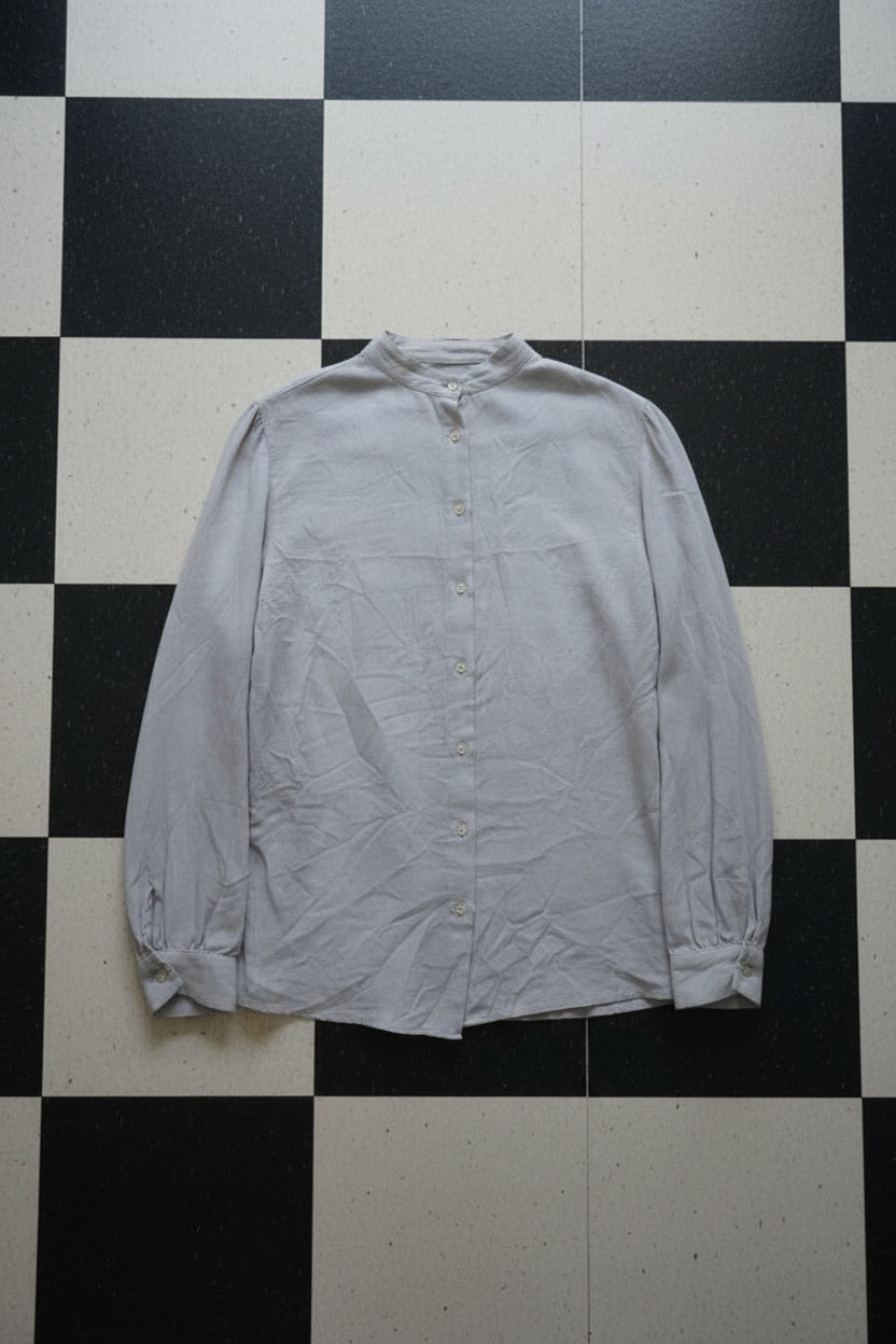 Top gris à boutons au dos – BY SARAH LANG