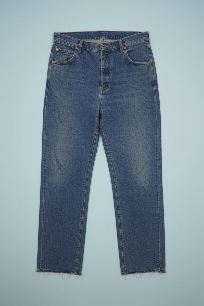 Jean bleu wide leg – BY PRMEC