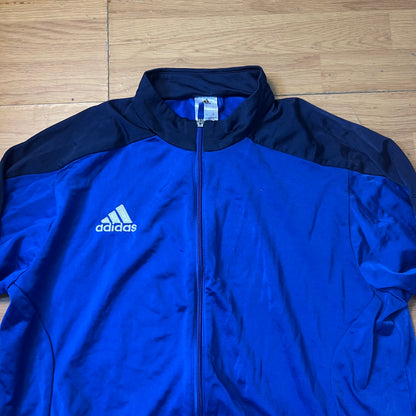 Sweat zippé bleu - Adidas - Taille XL