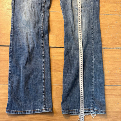 Jean délavé bleu clair coupe Mid Rise Bootcut - Lee Riders - Taille M