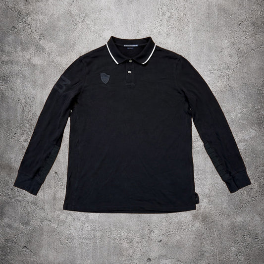 Polo manches longues noir - Ralph Lauren - Taille XXL
